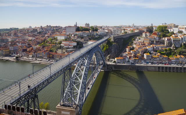 The Dom Luís I bridge over the Douro in Porto